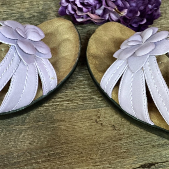 Walking Cradles Slip on Sandals Periwinkle Lavendar Size 7N - Picture 4 of 12